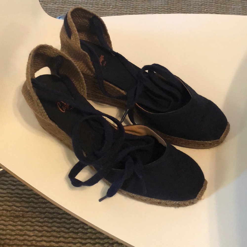 Castaner carina wedge blue  size 38